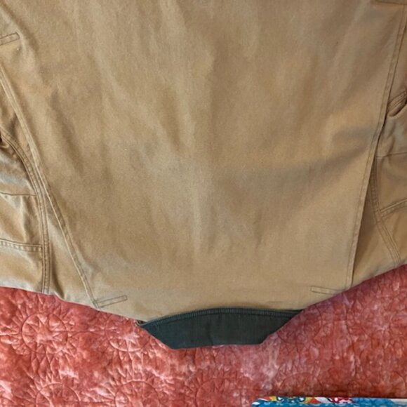 L.L. Bean Tan Jacket with Green Collar - Picture 14 of 15